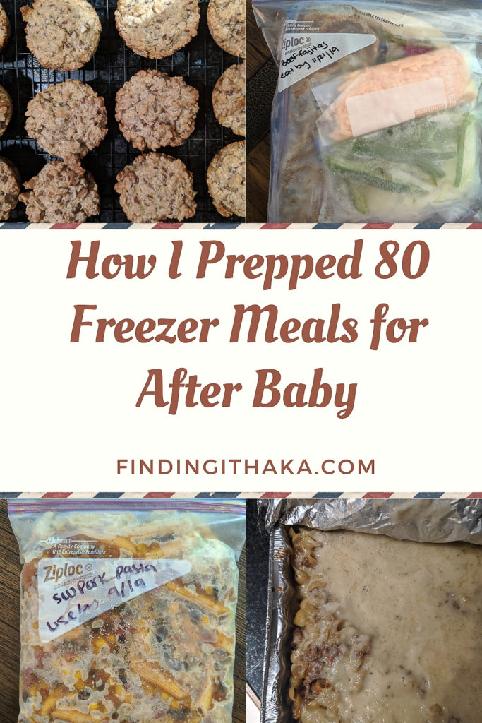 How to Meal Prep before Baby with 5 Healthy Postpartum Freezer